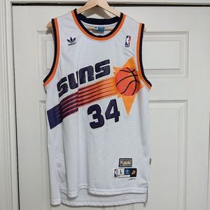 White Charles Barkley SUNS Jersey #34